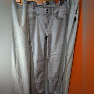 White House Black Market Gray Denim Jeans